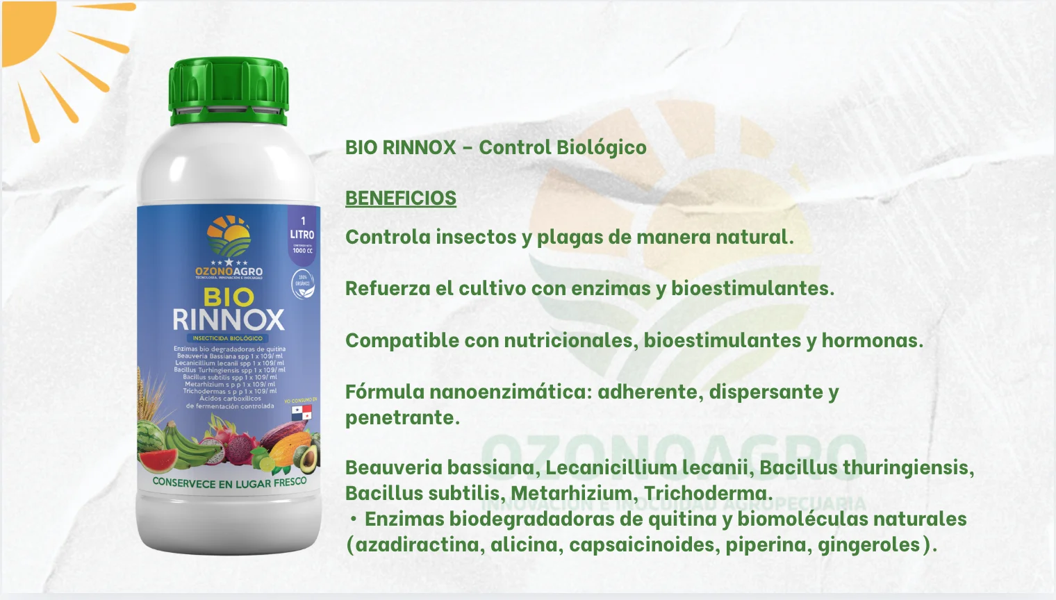Composición Bio Insecticida